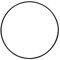 Rayher 2505101 Metallring, schwarz beschichtet, 15 cm ø, Stärke ca. 3 mm, Drahtring zum Basteln, für Wickeltechnik, Traumfänger Ring, Makramee Ring, Floristik