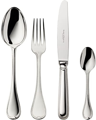 Robbe & Berking Französisch-Perl 4-teiliges Menübesteck (925 Sterlingsilber)