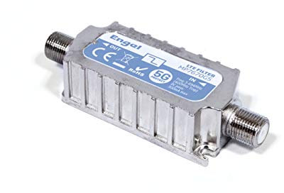 Engel MP7670G5 Filtro LTE 5G da palo ultraselettivo esterno canale 48 connettore F passaggio DC protezione segnale TV contro interferenze 4G 5G
