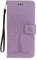 Skyhewen iPhone 11 Case, Flip Shockproof PU Leather Embossed Owl Wallet Magnetic Cover for iPhone 11 with Card Holder Viewing Stand, Light Purple
