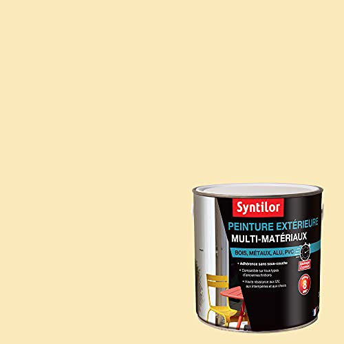 SYNTILOR - Peinture Extérieure Multi-Matériaux Sable Satiné RAL 1015 2L