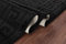 GULLAMBO Door Mat - Non Slip Mat For Tiles Lino lamination Wood Flooring - Washable Front Door Mat Inside, Super Absorbent Dirt Trapper - Kitchen Door Mats Rugs (Black Greek, 80cm x 150cm)
