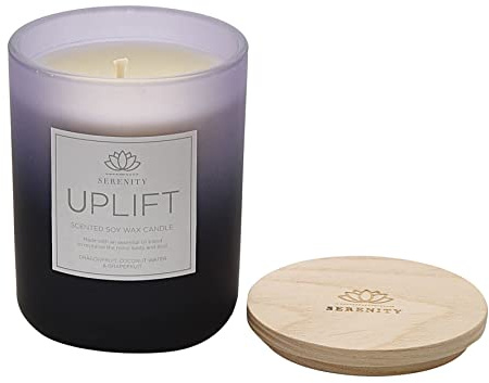 Serenity Scented Soy Wax Candle - Uplift Dragonfruit, Coconut Water & Grapefruit 120g