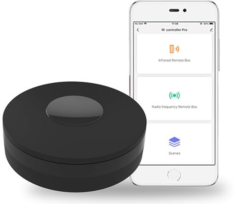 UniButy Telecomando intelligente a infrarossi, telecomando a infrarossi WiFi, Smart Home Center, compatibile con Alexa, Google Home, adatto per TV, DVD, condizionatore d'aria, elettrodomestici IR