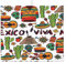 YsoLda Küchen-Abtropfmatte, Geschirr-Abtropfmatte, super saugfähiges Geschirrkorb-Pad Fast 41 x 46 cm, Viva Mexico