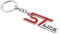 Porte clés de Voiture Porte-clés Accessoires Compatible avec pour Ford St Line Focus Fiesta EcoSport Escort Fine - métallique - Cadeaux d'amateur de Voiture,S-H