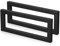 Mordx 2 Supporti da Parete, Design per Lavabo, Supporto per Scaffali, Consolle per Lavabo, Porta Asciugamani (Nero, 40 cm)