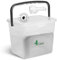 Novaliv Waschmittelbox mit Deckel 4 Liter Transparent und Dosierlöffel 23,5 x 18 x 18,5 cm Box Waschpulver Aufbewahrungsbox mit Henkel Waschmittel Aufbewahrung Waschmittelbehälter Waschpulverbehälter