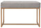 Bank 80 cm Grau Samt,247558