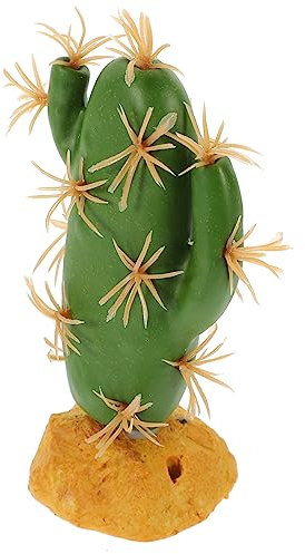 Happyyami Cactus Reptile pour Terrarium Plante Araignée Plante Artificielle Terrarium Araignée Ornement De Reptiles Accessoires pour Réservoirs De Reptiles Plantes Artificielles Résine