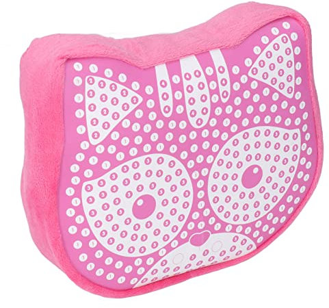 Plüsch-Bastelkissen, kein Nähen, DIY-Tierkissen, Kinderprojekt, Plüschkissen Zum Herstellen Ihrer Eigenen DIY-Kuschelkissen, Kuscheltiere und Plüschtiere (Rosa Katze 33988