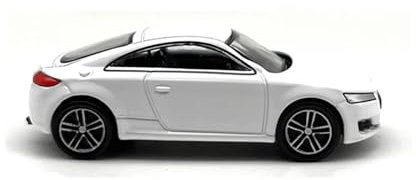 YRXIAO Modellbausatz Auto Maßstab 1:76 Für Audi Tt Coupe Metallornamente Spielzeug Souvenirs Urlaub Display Legierung Sammlung Automodell Für Wohndekorationen(White)