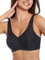Selene Marivi Reggiseno Senza Imbottitura e Ferretto Coppa D (IT, Taglia della Coppa & Taglia della Fascia, 34, D, Nero)