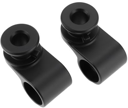 EMSea 1 paire de charnières métalliques pivotantes gauche droite compatible avec casque Boses QuietComfort QC35 Noir