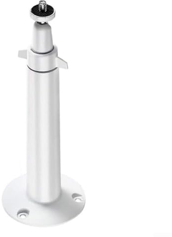 Marchfunny Staffa regolabile per pannello solare per montaggio a parete, design in alluminio resistente, per uso esterno (bianco)