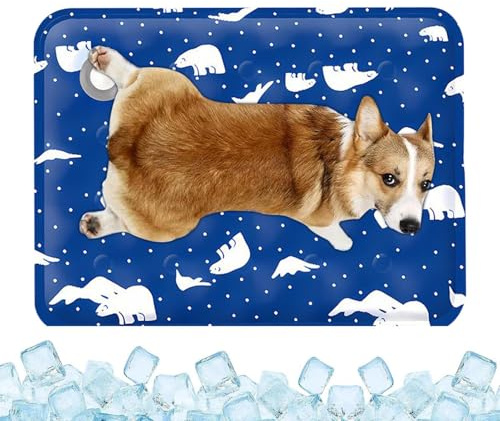 Genérico Kühlmatte für Hunde, kühlende Unterlage für Hundetransportbox | Wasserdichtes Zubehör zum Ausruhen von Haustieren im Auto, Käfig, Sofa, Boden und Zuhause