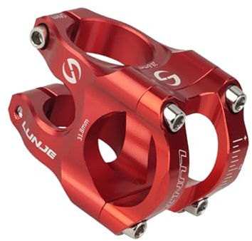 goucrro Fahrradvorbau 31,8 Vorbau 35 mm kurzer Lenker Vorbau Leichter Vorbau aus Aluminiumlegierung für die meisten Fahrräder, MTB-Rennräder