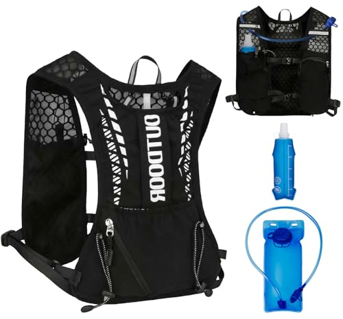 Chaleco Running, Mochila de Correr para Hombre y Mujer