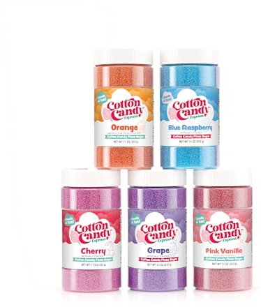 Cotton Candy Express Candy Floss Sugar D500, 1.8kg, 5 Flavours