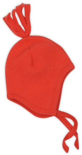 Engel Natur Baby-Mütze aus Bio-Schurwoll-Fleece | 100% kbT-Merinowolle (74/80, hibiscus)