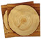 DH-Konzept 20 Papierservietten im * Holz Design * für Party und Geburtstag Servietten Napkins Feier Fete Set Baumstamm Wood