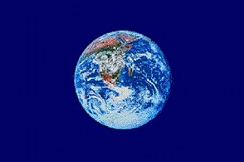 U24 Fahne Flagge Erde Planet Earth 90 x 150 cm