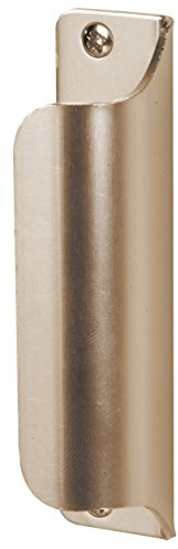 Alpertec 40110350K1 Aluminium Schiebtürgriff Alu silber 90 x 22 mm Balkongriff