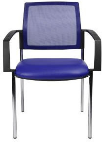 TOPSTAR 2 BtoB 10 Besucherstühle blau