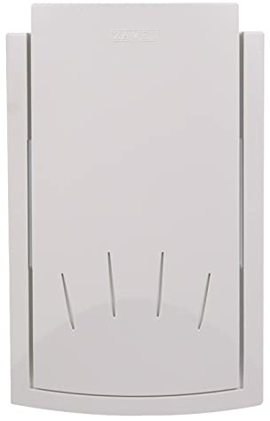 Kabelgebundene elektromechanische Klingel, zuverlässig, erstklassig, stark, sorgfältig verarbeitet, langlebig, einfach zu bedienen Kunststoff Zweiton Forte 230V weiß GNS-223-BIA Sundi Zamel