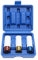 FreeTec 3tlg Kraft Schoneinsatz Set, 1/2 Alufelgen Schonnüsse Set, 17mm 19mm 21mm Steckschlüsselsatz Radmuttern, Schlagschrauber Reifenwechsel, Radwechsel Nuss Radschrauben Nüsse Set, 78mm Länge
