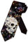 Three Rooker Herren Krawatte mit Totenkopf-Motiv, Gothic-Stil