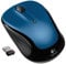 Logitech Kabellose M325 Maus mit Scrollen im Internet, Blau (Generalüberholt)