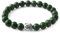 BERGERLIN Serpentin Armband echt mit Naturstein Perlen - Buddha Armband