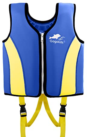 Gogokids Kids Swim Vest - Baby Float Swim Trainingsjacke Kleinkind Buoyancy Badeanzug Badebekleidung für 4-6 Jahre Baby Kids