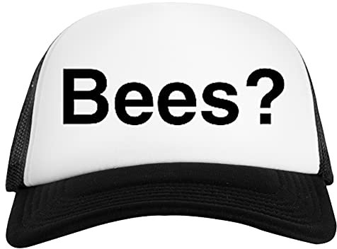 Bees Weiß Schwarz Unisex Baseball Cap White Black
