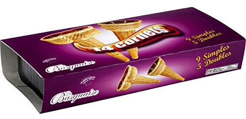 La Basquaise - Cornets de glaces - Simples et doubles - x14