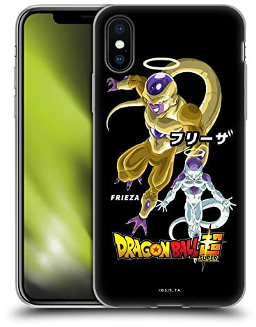 Head Case Designs Officially Licensed Dragon Ball Super Frieza Universe Survival Characters Gel Case [Military Grade Protection] Compatible with Apple iPhone X/iPhone XS and Compatible with MagSafe