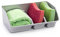 CABLEPELADO Organizador Fregadero estropajero, Organizador de Fregadero, Guarda Estropajo de Cocina, Soporte para Fregadero Estropajo de Cocina, 21.5 cm Longitud, 3 módulos, Plástico, Gris