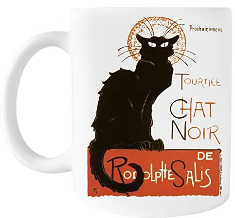 Kwantees Tournee Du Chat Noir After Steinlein Taza De Cerámica Taza Ecológica