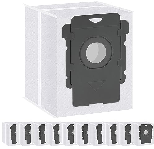 AIKAS Lot de 10 sacs pour aspirateur iRobot Roomba série i, s et j, remplacement pour iRobot Roomba i1+, i3+ (3550), i4+, i6+, i7+, i7Plus