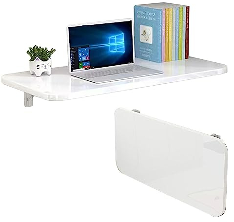 NUACOS Wandtisch Klappbar, Wandklapptisch Aus Massivholz, Klapptisch Küche Laptoptisch Esstisch Schreibtisch Platzsparender Wand klappbar Tisch,40x25cm