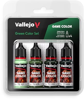 Farb-Set Grün, 4X 18 ml