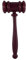 XNHIU Kunststoff Richter Gesetz Hammer Mini Hammer Prop Richter Hammer Gerichtssaal Richter Gerechtigkeit Kostüm Zubehör Requisiten für Halloween