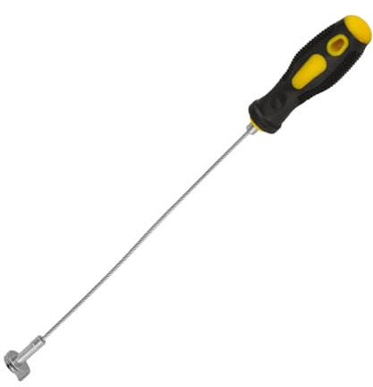Plug Removal Tool, Magnetic Pick Up Tool, Anti-Scald Removal Tool, Oil Drain Removal Tool, Flexible Anti Slip Removal Wrench for Oil Filter and Plug Removal Magnetic Anti-Scald Oil Drain for Vehicle