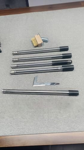 Lot de 2 outils de désherbage, brosse de terrasse avec poils métalliques coudés et extracteur de mauvaises herbes en acier inoxydable 160 cm long manche pour nettoyer le jardin, les pavés et l'allée