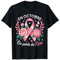 Ruban rose octobre 2024 pour sensibilisation cancer du sein T-Shirt