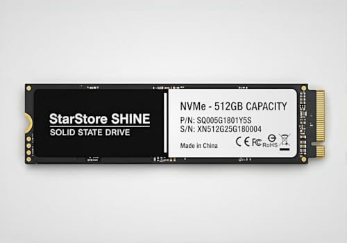 StarStore Shine SSD NVMe M.2, 512GB, Velocidad de Lectura 3500MB/s, Gen4 x4