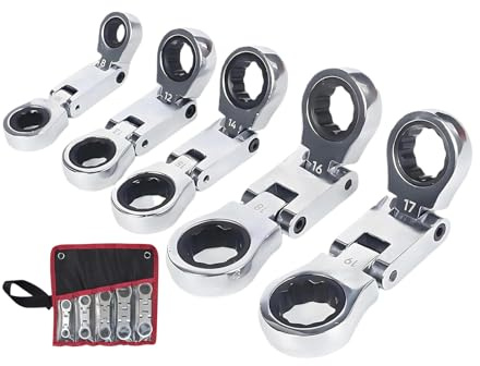 Knarren-Set 180° Faltbarer Ausziehbarer 19 mm Ratschenschlüssel im