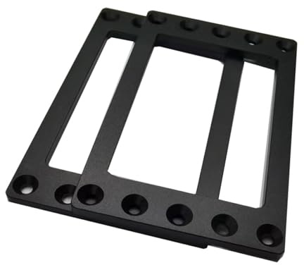 JINPIAOPIAO 2.5in Solid Disk Mounting Bracket Aluminum Cooling Rack for 2.5Inch Hard Drive Solid Disk Multiple Layer Stackable