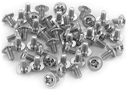 Poppstar vis pour les disques durs de 2,5 pouces, M3x5mm, couleur argent, set de 50